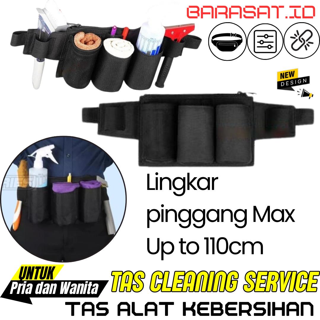 Caddy Bag Cleaning Service Tas PInggang Sabuk Tempat Kantong Alat Kebersihan