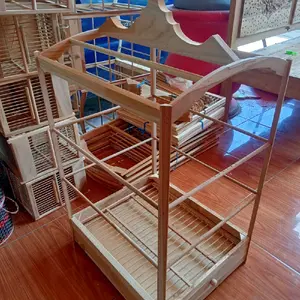 SANGKAR TIYANG SEGITIGA 37x42 BELUM RAKITAN/AMBRUKAN