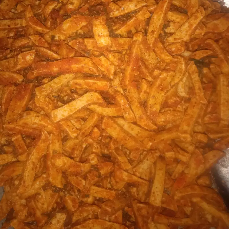 Keripik Kering Basreng Pedas Daun Jeruk Snack Makanan - Food 8