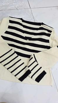 Product Review of KOKO - Korean Style Long Sleeve Knit Top V-Neck Shirt cardigan korea Panjang Knitwear Wanita Crop Atasan Hitam Pendek Basic Baju Kardigan blouse rajut from a**n 2