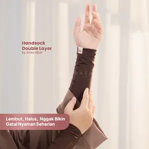 Arafa Hijab - Double layer Handsock | Manset Tangan Muslimah Premium | DLH