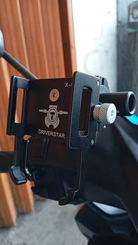 Product Review of ( FULLSET ) Holder Motor MoTo Phoenix X-50 Pro Full Logam dengan Bracket Extention Spion Motor Phone Holders & Mounts from S**i 0