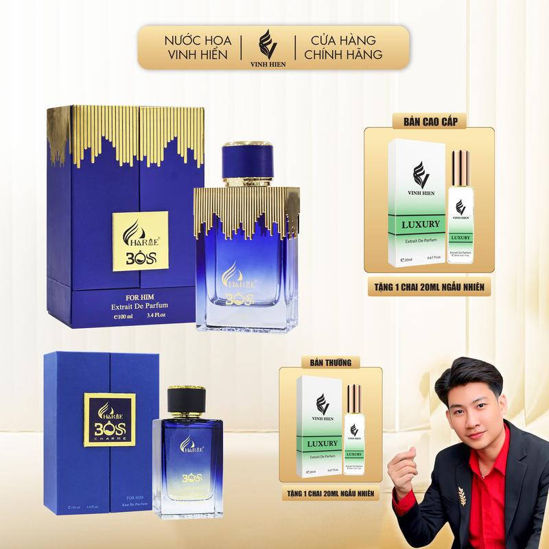 Nước Hoa Nam BOSS 100ML ( Kèm 1 Chai 20ml ) -  Cosmetic Xịt Thơm - CHARME PERFUME