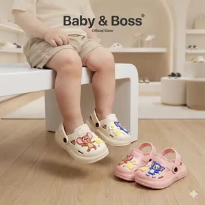 Baby & Boss - Sandal Baim Anak Tom & Jerry Kekinian Terbaru EVA Empuk Premium Anti Slip Size 20-25