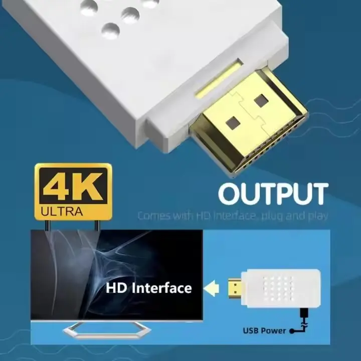 Data Frog Y2 Fit 4K – Konsol Game TV Wireless, 800+ Game NES, Motion Sensor boy 3