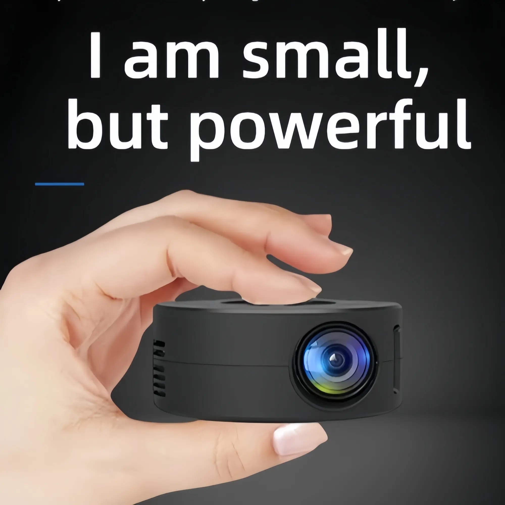 karaoke mini projectorPortable projector for cross-border foreign trade, which is small and convenient, suitable for wired screen mirroring function with mobile phones, allowing you to enjoy the big screen world.