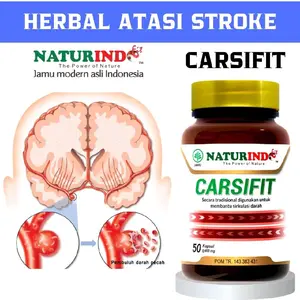 Carsifit herbal stroke struk perbaikan saraf otak strok berat ringan mati sebelah lumpuh bell s palsy