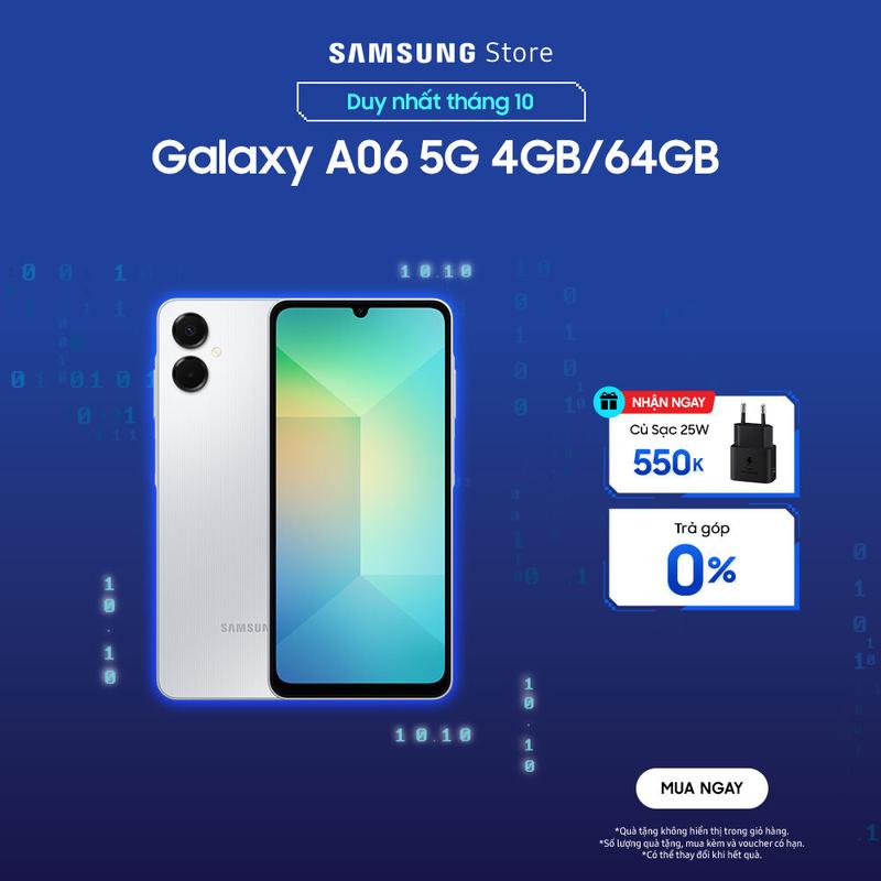 Điện Thoại Samsung Galaxy A06 5G 4GB/64GB