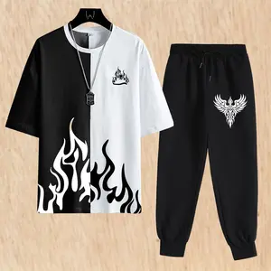 Setelan Kayser Satu Set Baju Atasan dan Celana Jogger Fire