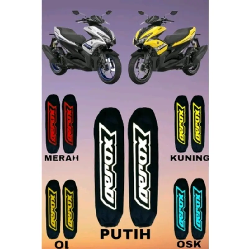 SARUNG SHOCK BREAKERS BELAKANG MOTOR 2 pcs ( sepasang ) . 2