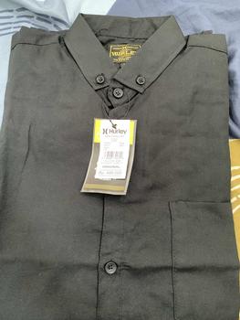 Product Review of Kemeja Polos Pria Lengan Panjang Katun Premium Baju Kerja Kampus Kondangan Kantor Formal Casual Santai Nyaman Simple Navy Putih Hitam Slimfit kerah Kancing Variasi Hem from N**x 1