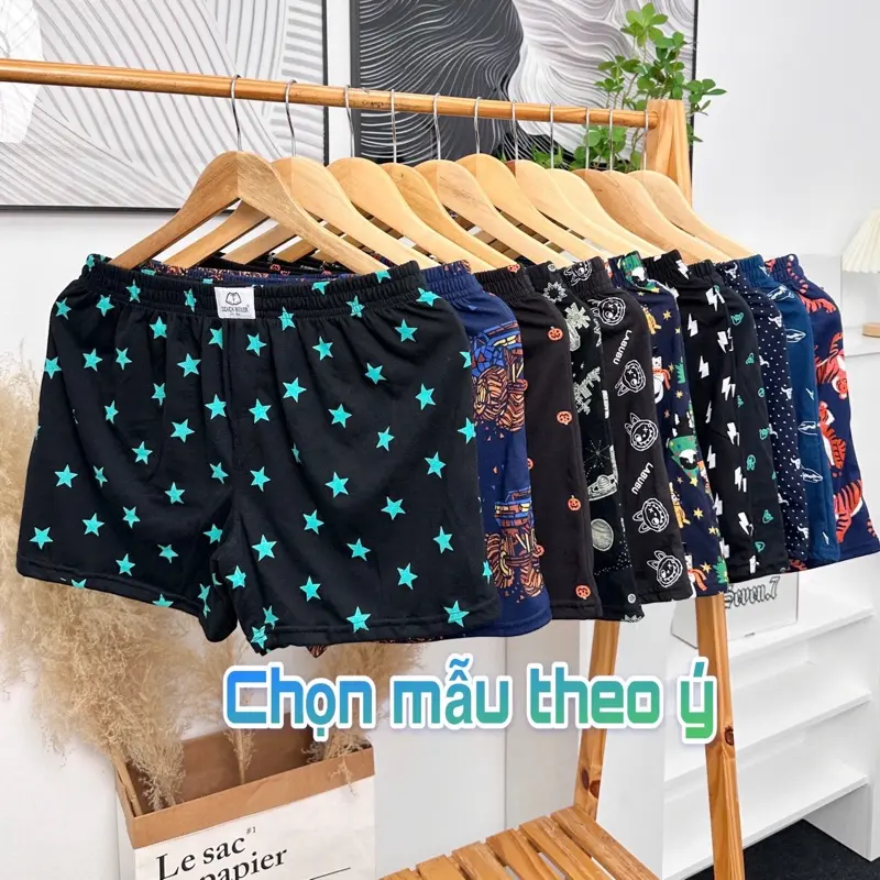 CHỌN MÀU TỐI - Quần đùi nam thun cotton từ 45-90kg Áo Menswear quần  đùi quandui   quần  đùi