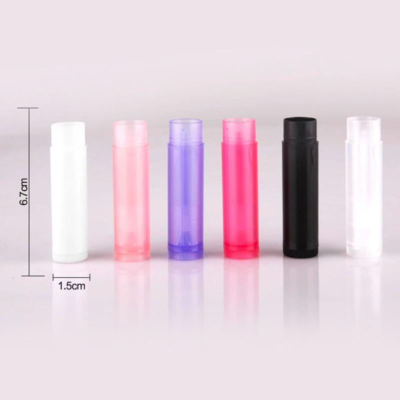 Ống son môi Có Thể Nạp Lại, trong suốt, 5g, Hộp đựng mỹ phẩm Rỗng Thích hợp cho du lịch, Chai Rỗng đa chức năng tự làm, Phụ kiện du lịch 2