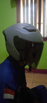 Product Review of HELM HALF FACE HKM COSMO TERBARU FREE SPOILER HELM DEWASA PRIA WANITA SNI KEKINIAN BISA COD MURAH from N**5 0