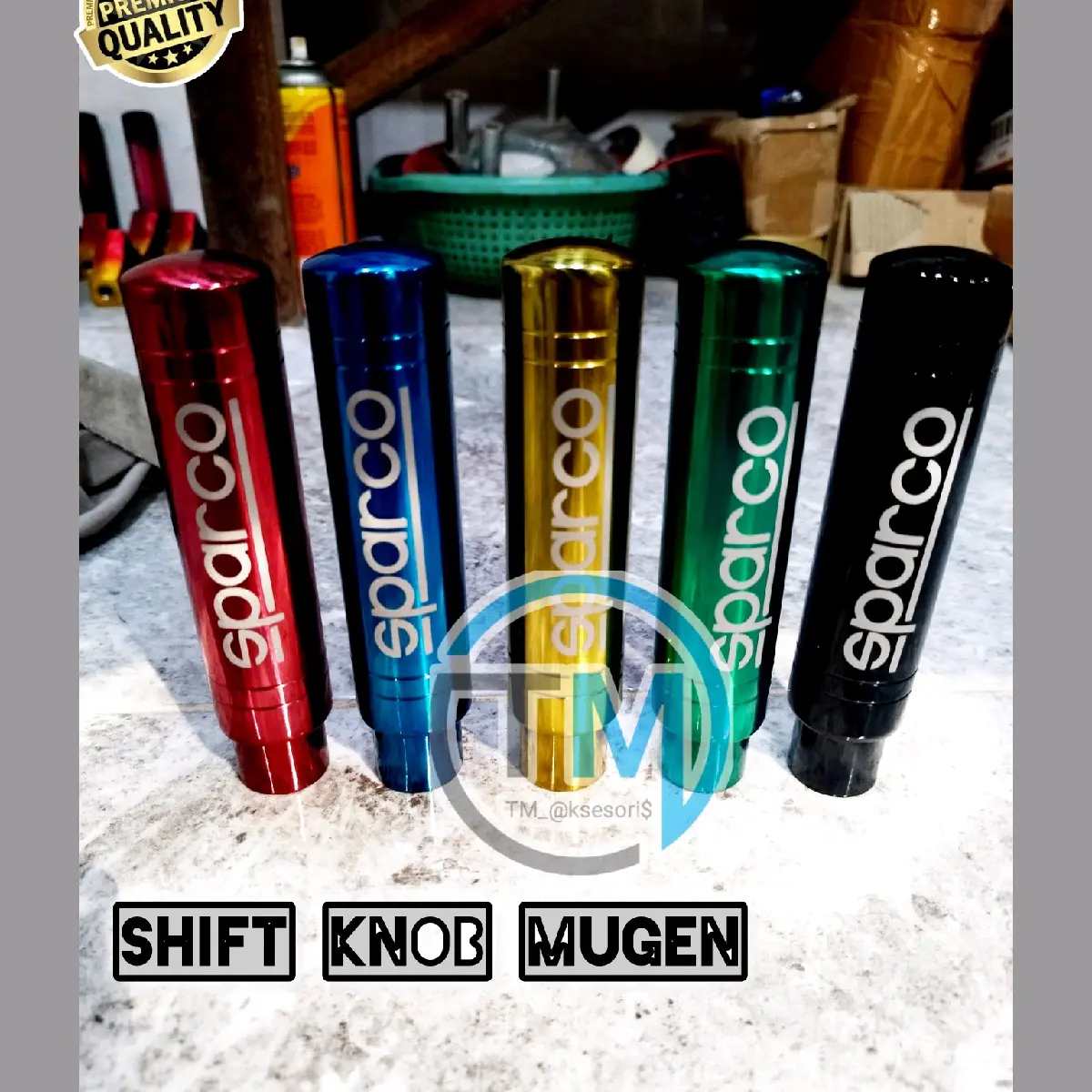 Tuas Perseneling Shift Knob Mugen Model Panjang 15 cm - Car Gear