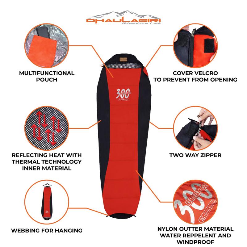 DH SLEEPING BAG DREAM OZ 300 THERMAL TECH Dhaulagiri Tidur Gunung Camping 1