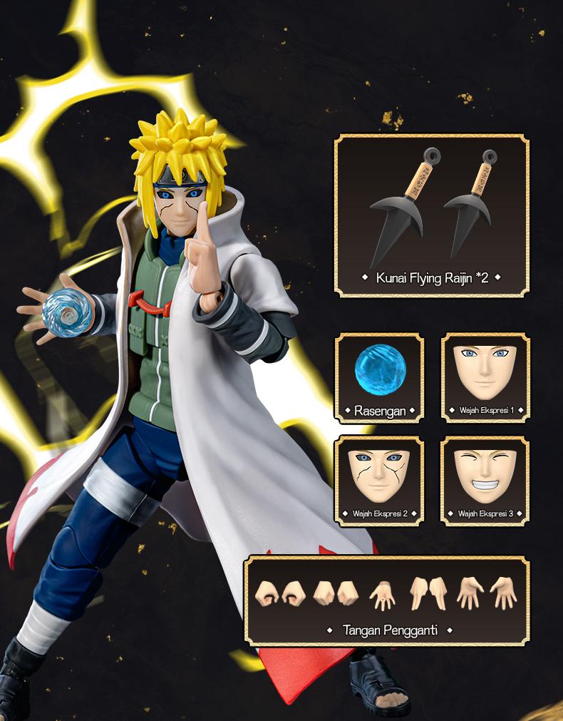 [BARU] BLOKEES Naruto Shippuden Figures CC03-Minato Namikaze (Reanimation)