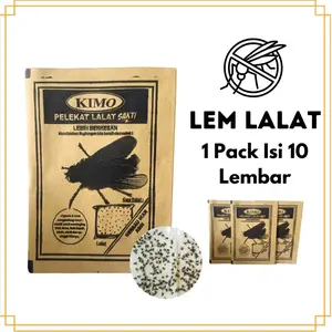 1 Pack isi 10 Lem Lalat Kimo Sakti Pengusir Lalat Hama Ramah Lingkungan Termurah Grosiran Serangga Nyamuk