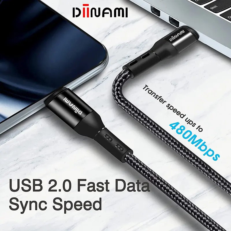 DIINAMI Kabel Data M20 Type C to Type C Fast Charging PD QC 4.0, 1.5M, 100W, 480Mbps - Cable 5