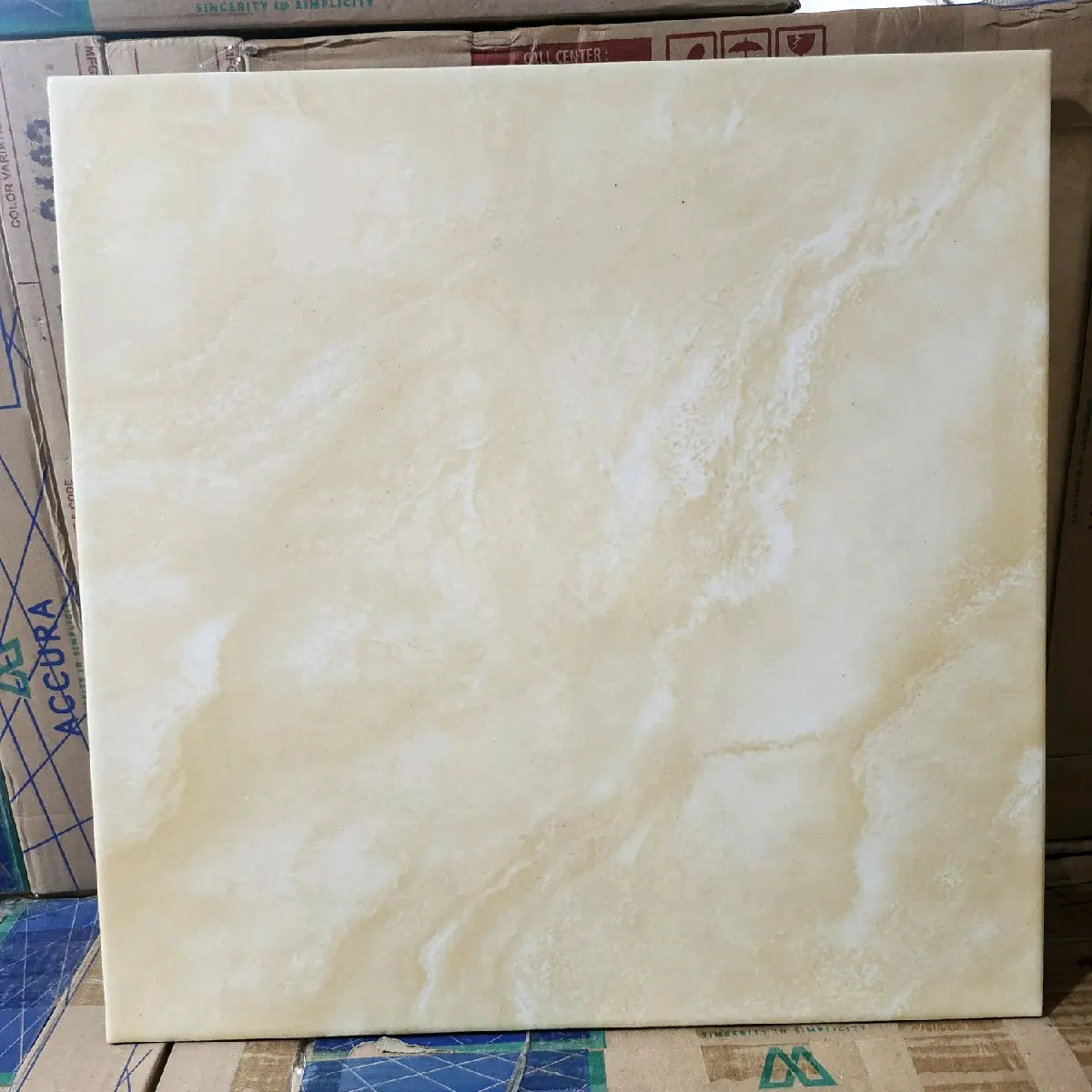 Keramik Lantai 40x40 cm // Hestia Beige // Grade 1