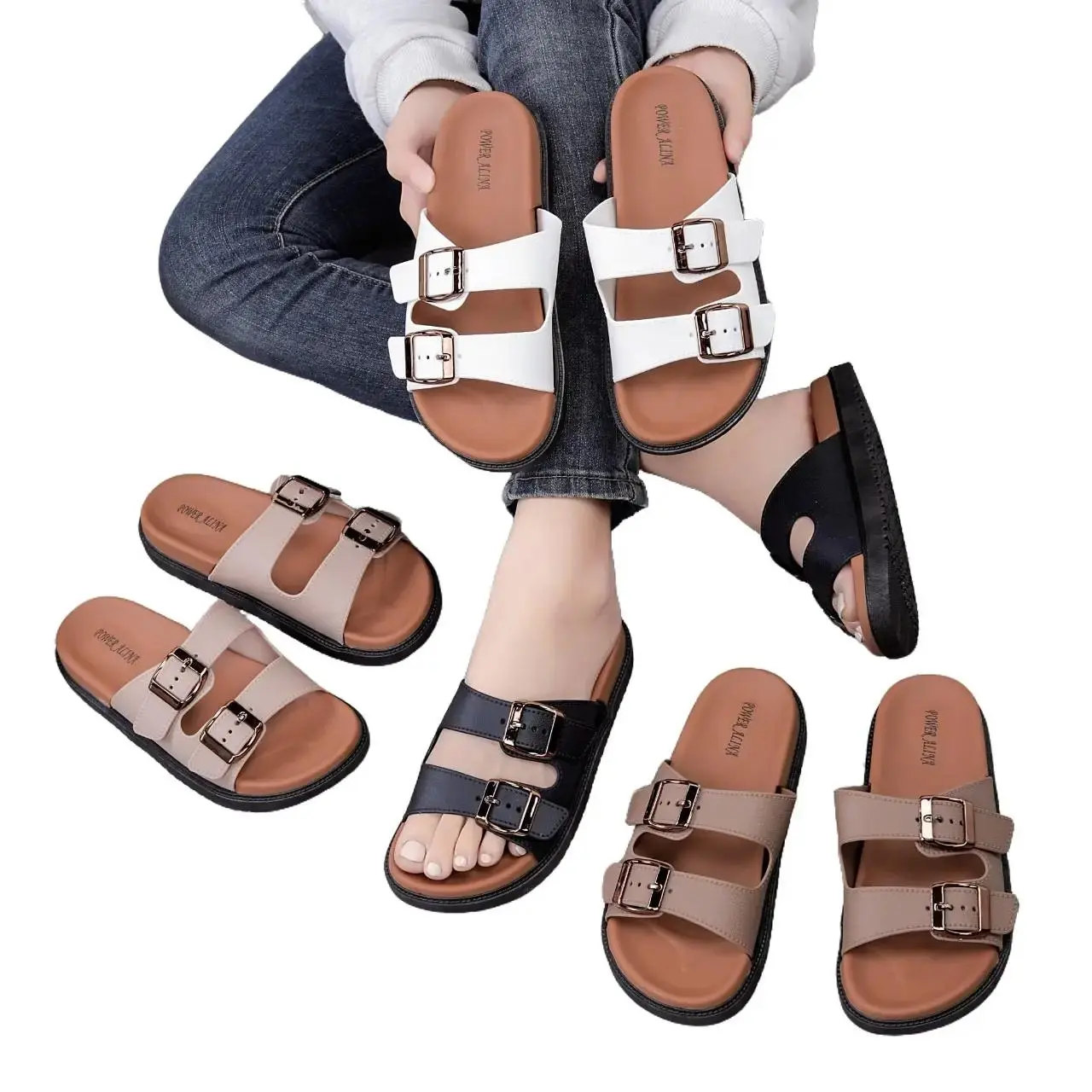 Sandal Jelly Sandal Slop Wanita | Sandal Selop Wanita Jelly Empuk | Sandal Jelly 225-K2 Sendal Karet Cewek