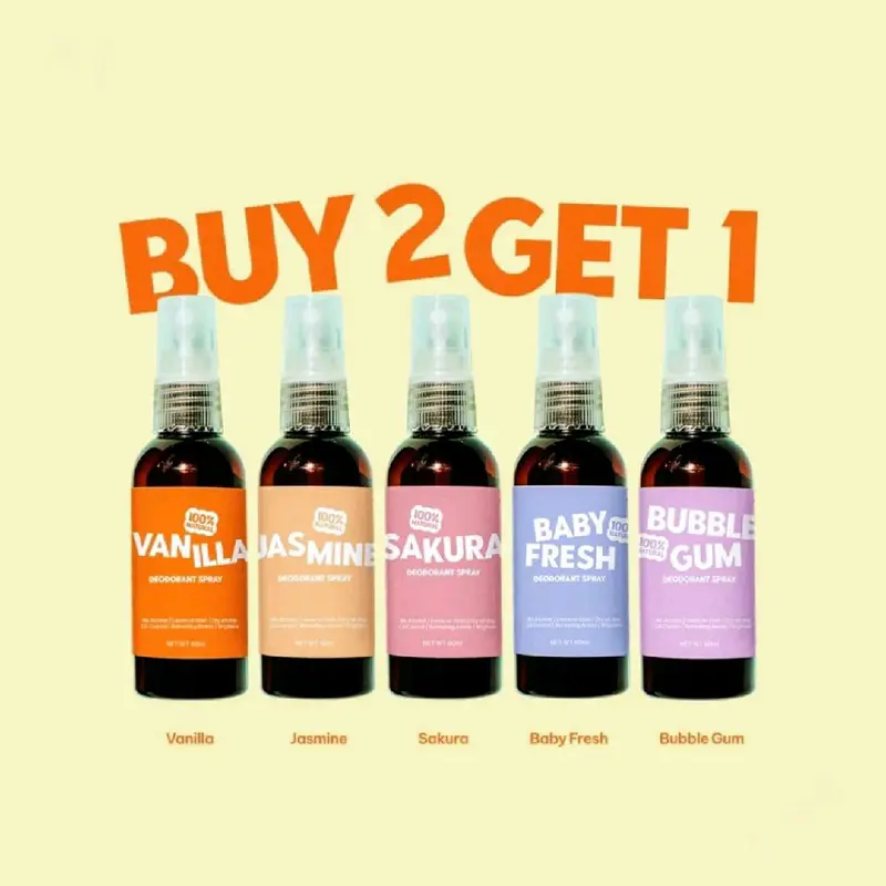 Buy 2 Get 1 Jennskin Deodoran 60ml Ready Stok 0
