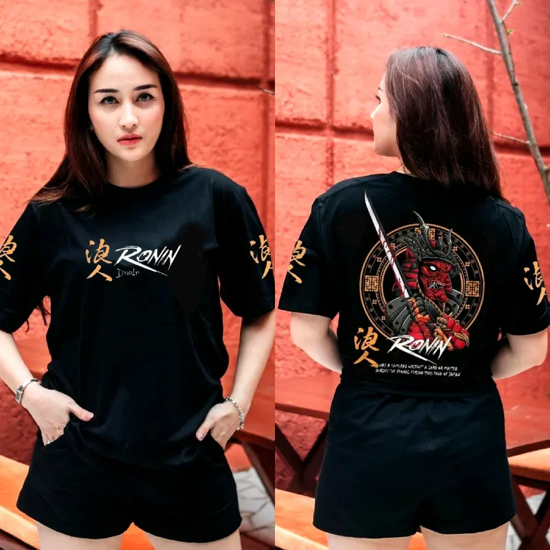 Dvandra.id Tshirt Ronin Japan kaos distro unisex cotton combed 30s 0