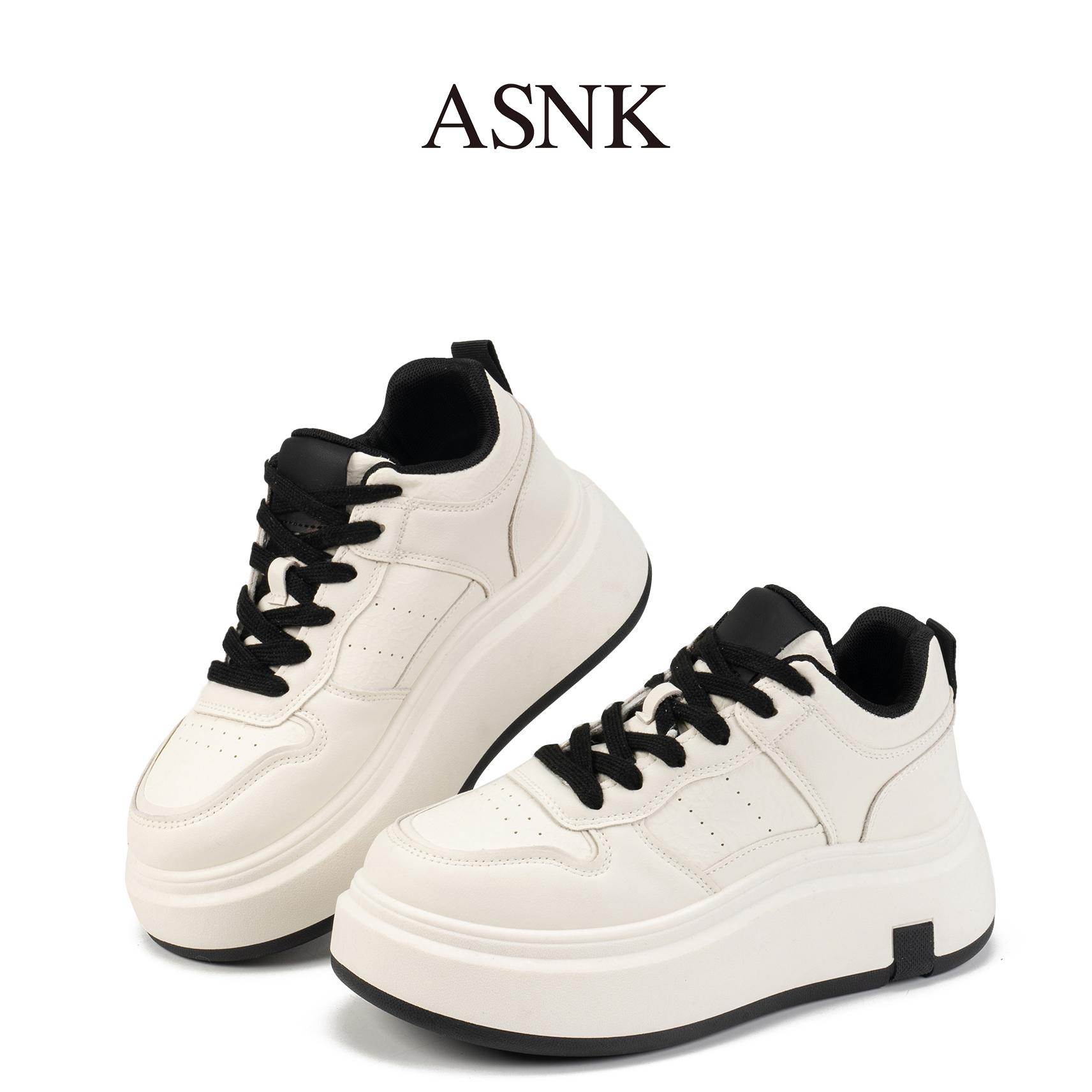 ASNK SEPATU PUTIH WANITA MID KOREAN CASUAL SHOES HG-6117