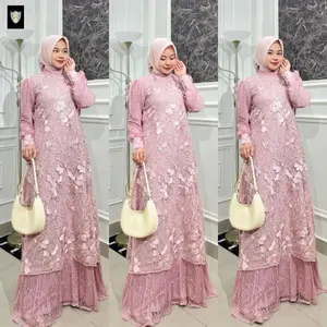 GAMIS MELAYU KAYLA DRESS CHANTILY GAMIS KONDANGAN DRES PESTA SERIES LEBARAN TERBARU 2026