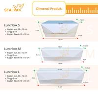 Gambar SEALPAK Lunchbox Kertas PE Dalam Tebal Food Grade l Kemasan PER DUS | ISI 500 Pcs | Ukuran S M L | Polos - Small dari SEALPAK Kota Administrasi Jakarta Pusat 4 Tokopedia