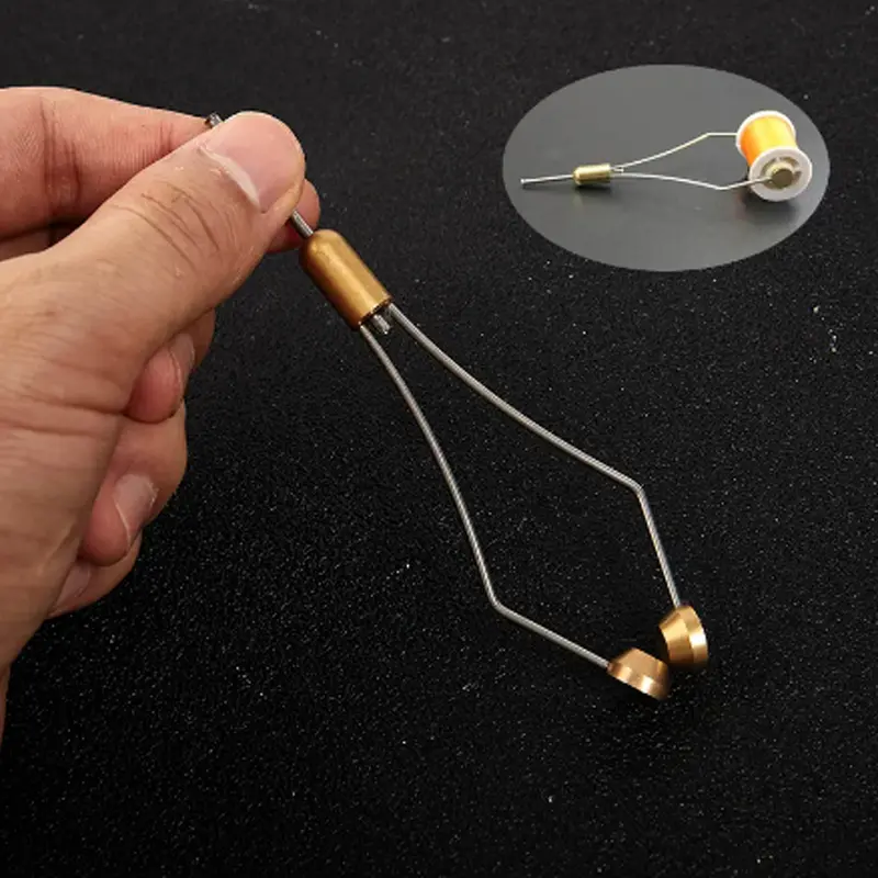 Fishing Hook Tier Tying Tool Tippet Clip Knot Binding Line Knotter Device