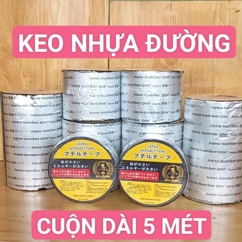  Nano Number One Keo Chống Dột Mái Tôn Cuộn Dài 5 Mét Chống Thấm Nước Dán Được Trên Nhiều Vật Liệu Hàn Quốc 