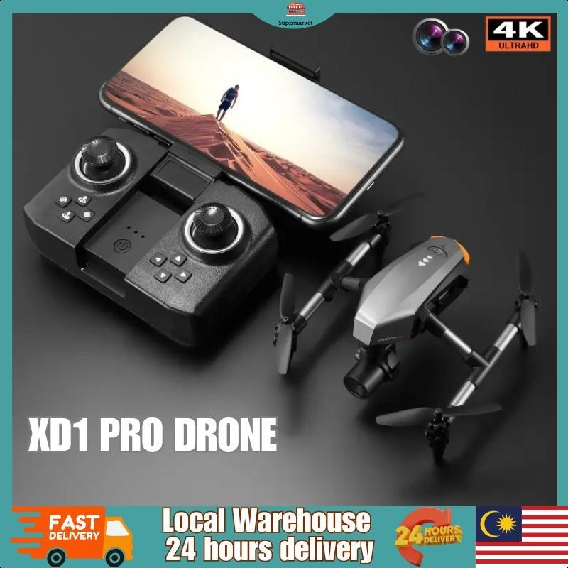 Drone Mini XD1 Pro 4K HD Dual Camera Quadcopter dengan Senso - TikTok ...