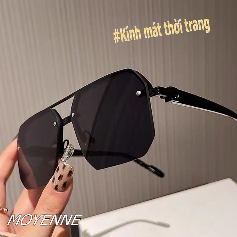 Vận chuyển từ Việt Nam Kính mát đẹp kính mát thời trang unisex mới và thời trang dễ phối đồ với phong cách Âu Mỹ