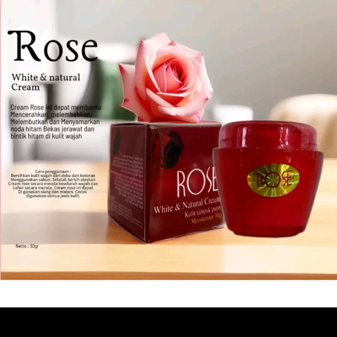 ( PER 6 PCS  ) CREAM ROSE BERHOLOGRAM ORIGINAL KWALITAS NO 1 / CREAM SIANG MALA