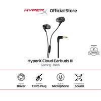 Gambar HyperX Earbuds Gaming Cloud III Wired - Red / Black 3.5mm TRRS plug Stereo Bass Microphone PC Nintendo Switch Console Controllers Official - Black dari HyperX Indonesia Kota Administrasi Jakarta Utara 1 Tokopedia