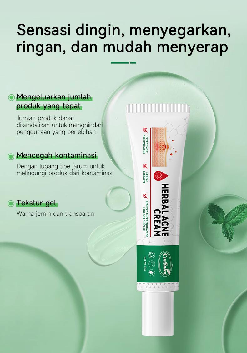 Product Introduction of （T1）BPOM.Beli 2 Gratis 1.Challenge 7 Hari Jerawat Hilang,CINSULIN Obat Jerawat Herbal Ekstrak Alami Cepat Hilangkan Komedo & Jerawat Meradang  BPOM Certified  Aman untuk Remaja & Kulit Sensitif Berjerawat Wajah Gatal Beruntusan 10