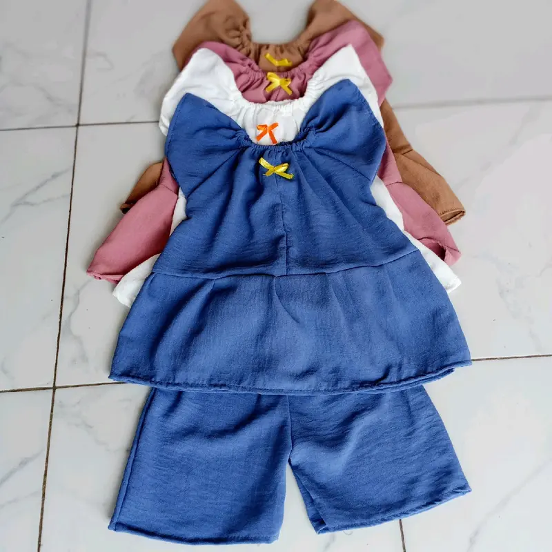 Setelan anak balita eirflow Perempuan Katun random 1