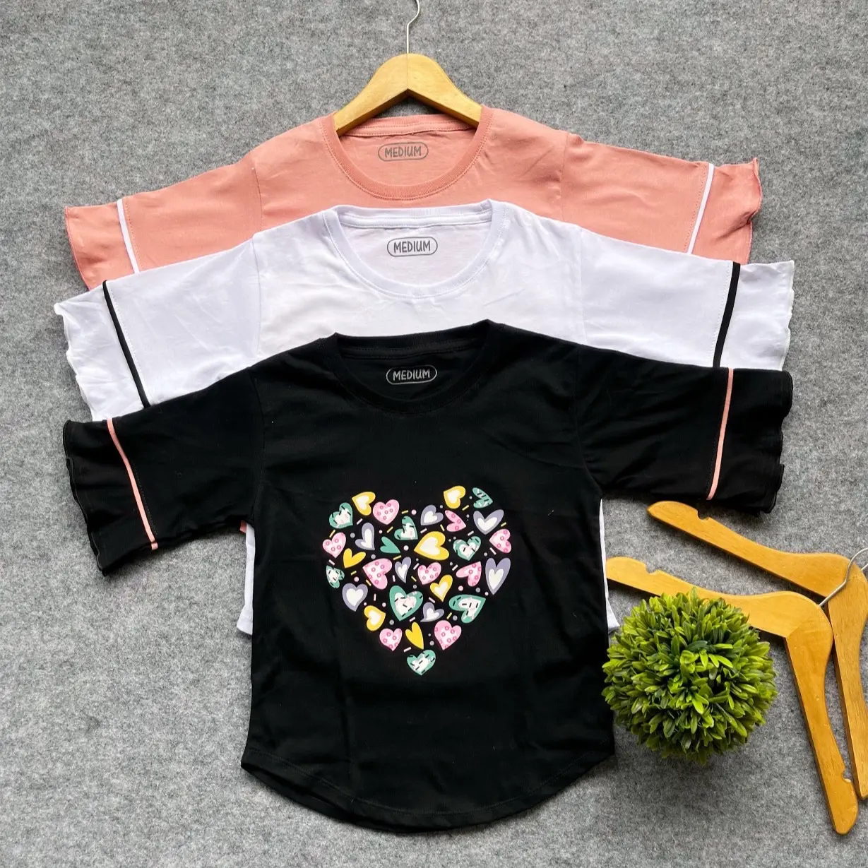 ATASAN BLOUSE TEROMPET /usia 3-12th bahan katun combed 30s