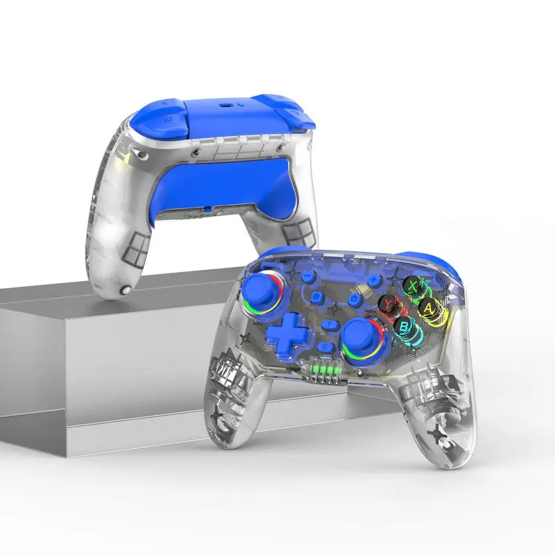 Bộ điều khiển chuyển đổi không dây cho Nintendo Switch, PS4, PC, IOS, Android, bộ điều khiển Switch Pro với đèn RGB, nút quay lại có thể lập trình, động cơ rung kép Wake-up Turbo, cảm biến chuyển động con quay hồi chuyển 6 trục Phụ Kiện Chơi Điện Tử 1