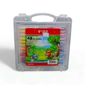 Titi Krayon Minyak Oil Pastel TiTi  Non Toxic Aman untuk Anak-anak Ideal untuk Aktivitas Mewarnai
