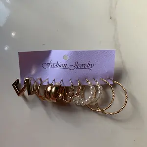 Set Anting Geometris Paling Tren, Anting Logam Cincin Unik dan Modis, Klip Anting Mutiara Tidak Beraturan, Desain Kotak Vintage: Ringan dan Tahan Lama, Warna Tahan Lama, Tidak Mudah Berkarat, Aksesori Pakaian, Hadiah Liburan, Gaya Muslim dan Barat