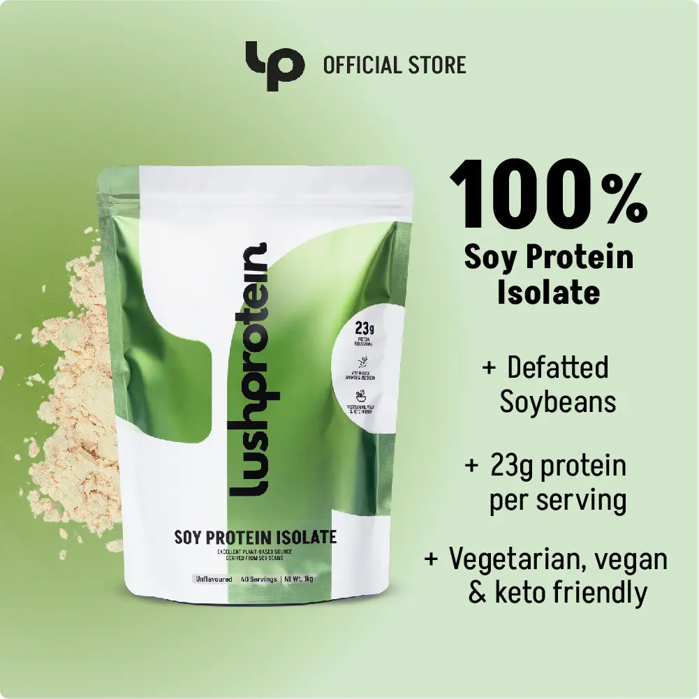 Lushprotein Soy Protein Isolate (1kg/40servings/Pack)