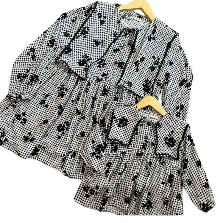 baju kemeja couple ibu dan anak banyak ukuran ny bahan nya Katun 0