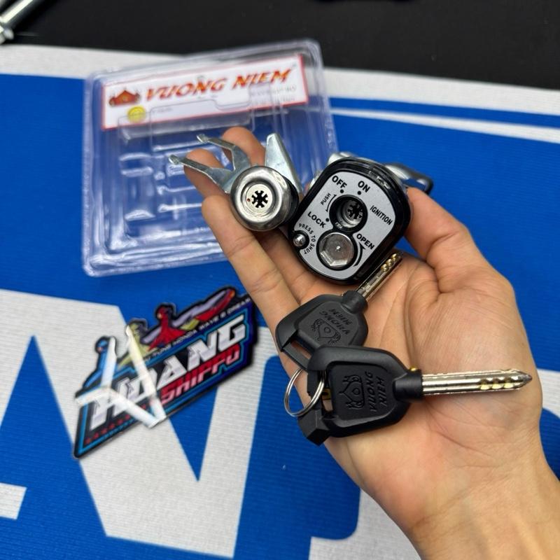 Phụ Kiện ổ khoá máy 8 cạnh chống trộm gắn xe A110 2017 2023 Phụ Tùng
