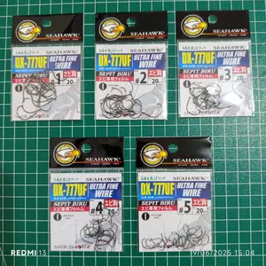 KAIL PANCING UDANG MERK SEAHAWK SEPIT BIRU (DX-777UF) SERIES Ikan