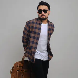 DGM Kemeja Flanel Pria Panjang Premium Flanel Panjang Casual Pria 001 C