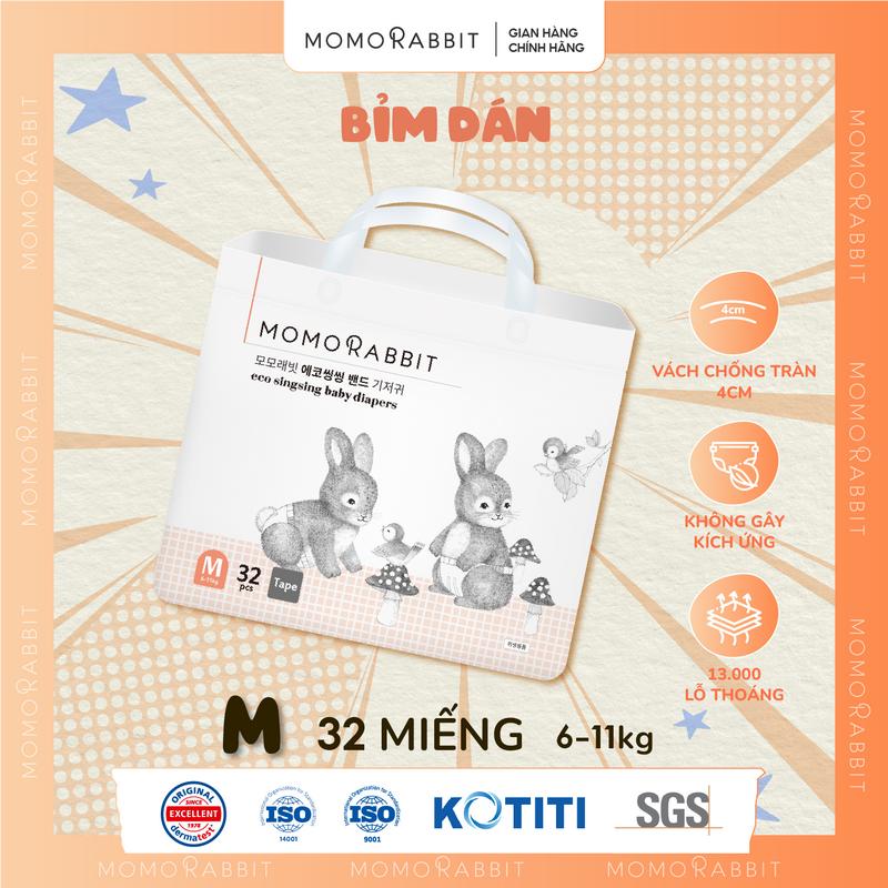 Bỉm Dán/Quần MOMO RABBIT - Bản Friends Hè Ban Ngày Cho Bé - Cần tăng size -…