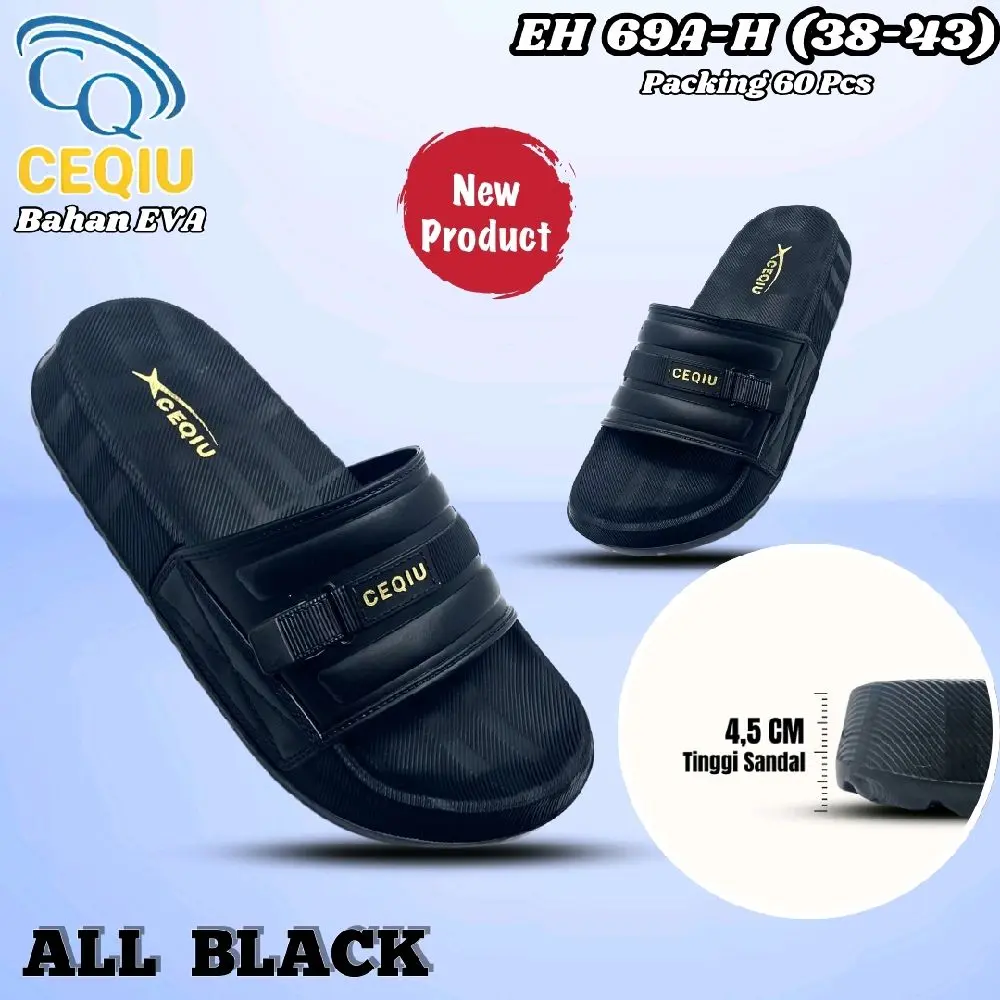 Sandal selop laki-laki dewasa Ceqiu EH 69A ( uk 38-43 )