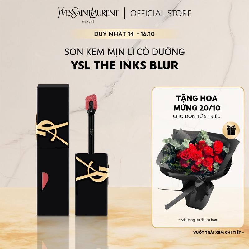 [DUY NHẤT 14-16.10] Son kem mịn lì có dưỡng YSL THE INKS BLUR